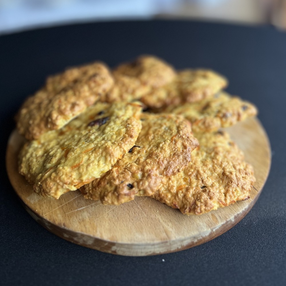 Ciasteczka owsiane z marchewką