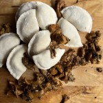 Pierogi z kurkami i kaszą