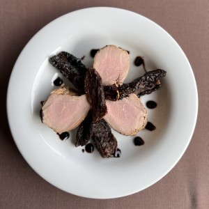 Polędwiczka wieprzowa w sosie z suszonych pomidorów