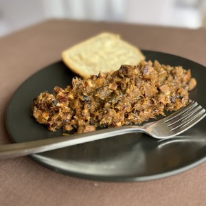 Warmiński bigos z dziczyzną na czerwonym winie