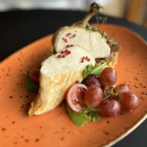 Pierś z kurczaka marynowana z tymiankiem i pyłkiem pszczelim